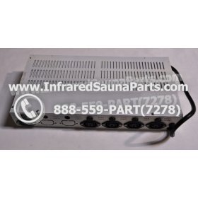 COMPLETE CONTROL POWER BOX WITH CONTROL PANEL - COMPLETE CONTROL POWER BOX SUNMATE INFRARED SAUNA STYLE 1 WITH ONE CONTROL PANEL 2