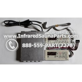 COMPLETE CONTROL POWER BOX WITH CONTROL PANEL - COMPLETE CONTROL POWER BOX AIRWALL INFRARED SAUNA WITH TWO CONTROL PANEL 1