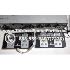 COMPLETE CONTROL POWER BOX WITH CONTROL PANEL - COMPLETE CONTROL POWER BOX PRECISION THERAPY INFRARED SAUNA STYLE 2 WITH TWO CONTROL PANELS 3