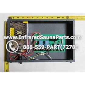 COMPLETE CONTROL POWER BOX WITH CONTROL PANEL - COMPLETE CONTROL POWER BOX 110V 120V WITH 8 CIRCUIT BOARD PINS  TWO CONTROL PANEL 4