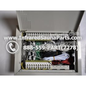 COMPLETE CONTROL POWER BOX WITH CONTROL PANEL - COMPLETE CONTROL POWER BOX 110V / 120V 9600 WATTS WITH COMPLETE WIRING HARNESS WITH ONE CONTROL PANEL 12