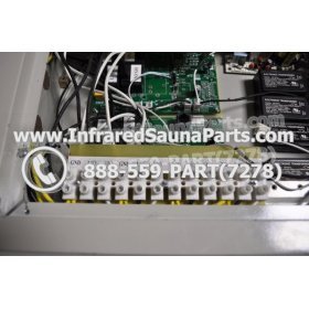COMPLETE CONTROL POWER BOX WITH CONTROL PANEL - COMPLETE CONTROL POWER BOX 110V / 120V 9600 WATTS WITH COMPLETE WIRING HARNESS WITH ONE CONTROL PANEL 15