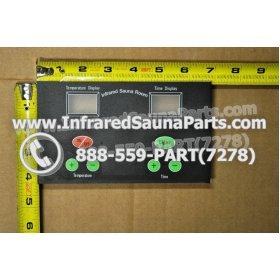CIRCUIT BOARDS WITH  FACE PLATES - CIRCUIT BOARD WITH FACE PLATE PRECISION THERAPY INFRARED SAUNA NYSN3DB F1.3 2