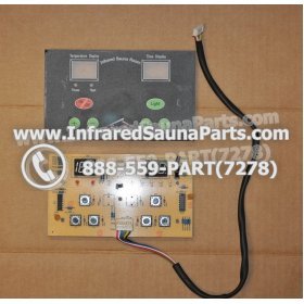CIRCUIT BOARDS WITH  FACE PLATES - CIRCUIT BOARD WITH FACE PLATE SAUNA KING INFRARED SAUNA NYSN2DB V3.2F AND WIRE 1
