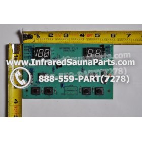 CIRCUIT BOARDS WITH  FACE PLATES - CIRCUIT BOARD WITH FACE PLATE PRECISION THERAPY INFRARED SAUNA NYSN3DB F1.3 4