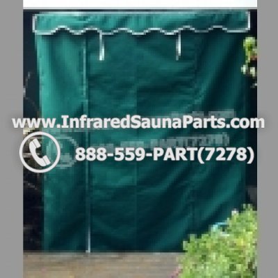 Gris/Grey - RAIN COVER FOR 2 PERSON INFRARED SAUNA IN GREY FINISH 1